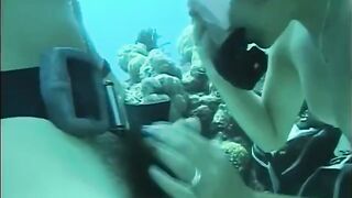 A sexy girl has sex with her guy right in the swimming pool water