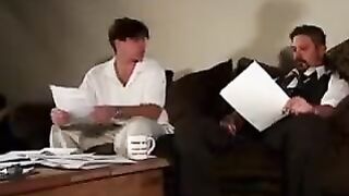 A real incest - his brother made a deposit to his sister's vagina