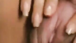 I love playing with my big hairy clitoris close up