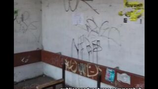 Brought a girl to the place for sex at the bus stop