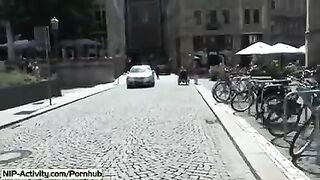I walked in the city naked, no panties, shaved pussy