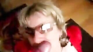 A girl with big boobs in latex gets horny and fucks hard