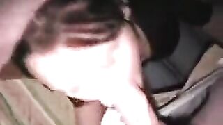 Hot brunette lover Maria in amazing blowjob POV action