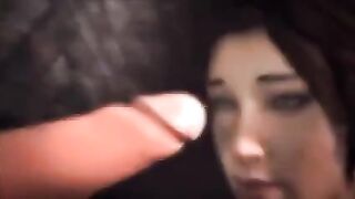 The young Lara Croft gets into a bad situation