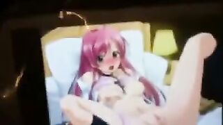 Hentai was very fond of and jerked off on them - Eporno