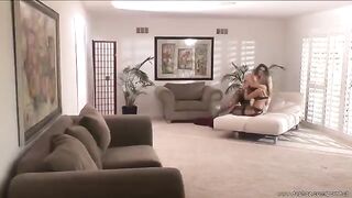 Hot mature lesbians in stockings and pantyhose, indulging in passionate pussy licking