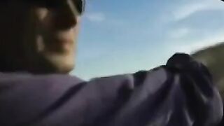 A fat woman with big tits jumps on the guy’s dick