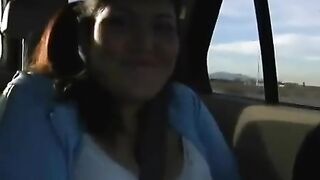 A fat woman with big tits jumps on the guy’s dick