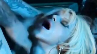 A sexy woman in a corset and stockings, who loves to be fucked hard