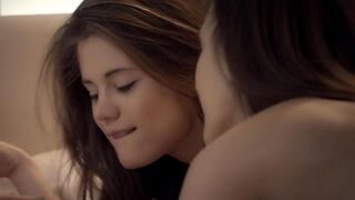 The beauties are licking each other’s pussies and reaching orgasmic sensations