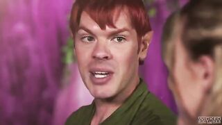 Two mermaids sucked Peter Pan’s hard dick in a steamy FFM