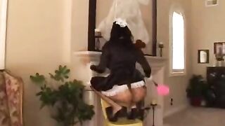 The husband fucked the housekeeper while his wife was at work, a daring act of treason