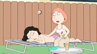 Family guy porn with Lois and Bonnie’s lesbian action