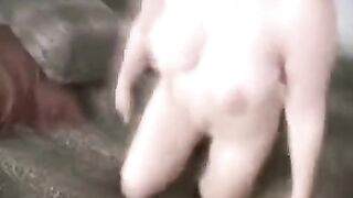 The man epilated his pubis to make it easy for her to suck