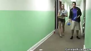 Two young sluts closed in the room and fucked wildly, losing control