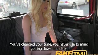 The blonde had to fuck to get to her destination