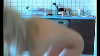 A young beauty was masturbating online with a stranger