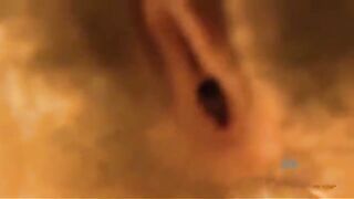 A girl sucks cock of her hairy guy in the house