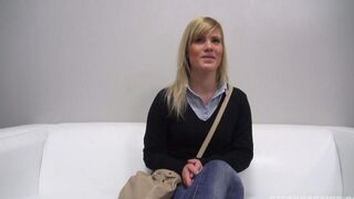 A young Czech woman was fucking during the porn casting