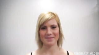 A young Czech woman was fucking during the porn casting