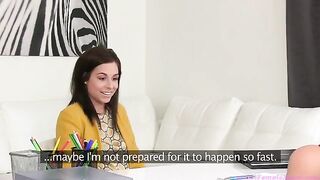 Lesbian casting with Tracy Lindsay and her amazing body parts