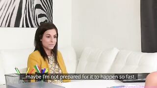 Lesbian casting with Tracy Lindsay and her amazing body parts