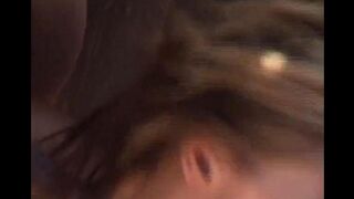 They ended up with a cumshot on the girl's face after a wild sex scene