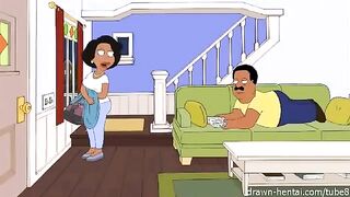 A porn parody about the famous TV show Cleveland