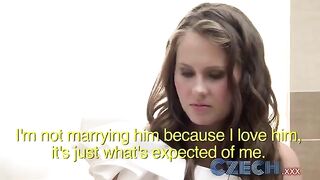 The witness of wedding just got lucky to fuck a bride