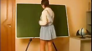 Old teacher fucks student in passionate encounter