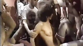 A young whore in a circle, that's what the guy likes