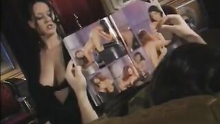 A nice woman is fucking with a young man in the countryside