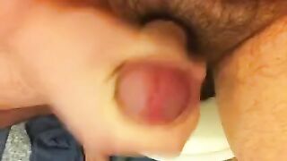 A cute girl fingers her boyfriend’s cock on a webcam in a private setting