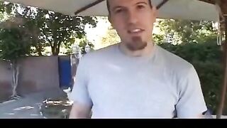A hot girl sucks the guy’s nipple and then fucks him