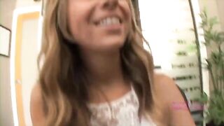 The girl is shown her boobs, but she sucks cock like a prostitute