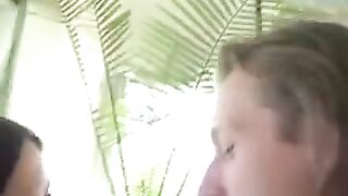 A hidden camera filmed a pussy under a skirt without panties