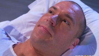 A patient was given a breast to suck by a nurse in this hot scene