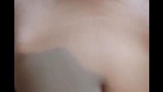 A cute Russian girl with fire hair fucks passionately