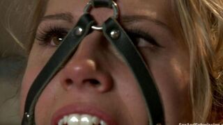 The girl is tied up and humiliated by her mistress