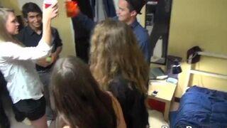 Instead of paying, the girls offered a rave party to the collector