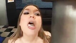 A guy with a big buffer fucks huge tits BBW