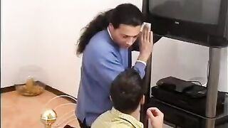 Repairman got paid in kind for his work
