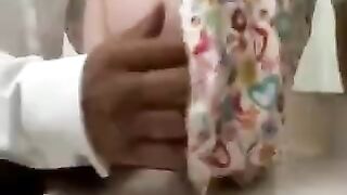 A very young student knows what to do with a penis