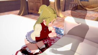 Jobless Reincarnation ZENITH GREYRAT's love for cum is unmatched in this hot hentai scene