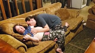 An expert in cunnilingus makes a chubby woman cum hard