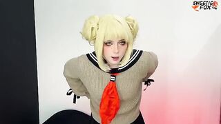 Himiko Toga from My Hero Academia gets fucked after an exam in toga costume