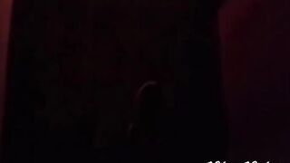 A couple engages in a thrilling and intense act on Halloween night