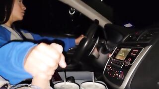 I caught my stepsister in a tough spot on the highway