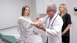 Gorgeous teen Ailee Anne gets fucked by pervert doctor and assistant