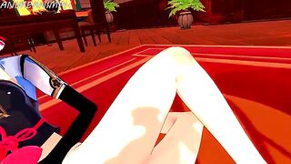 Genshin Impact Ayaka x Keqing lesbian hentai 3D uncensored sex game